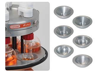 Cooled Carousel 6 Plus Reaction Station inserts