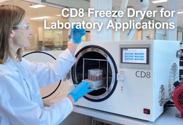 CD8 Freeze Dryer for Laboratory Applications