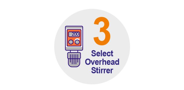 3 Select Overhead Stirrer
